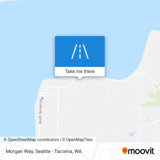 Morgan Way map