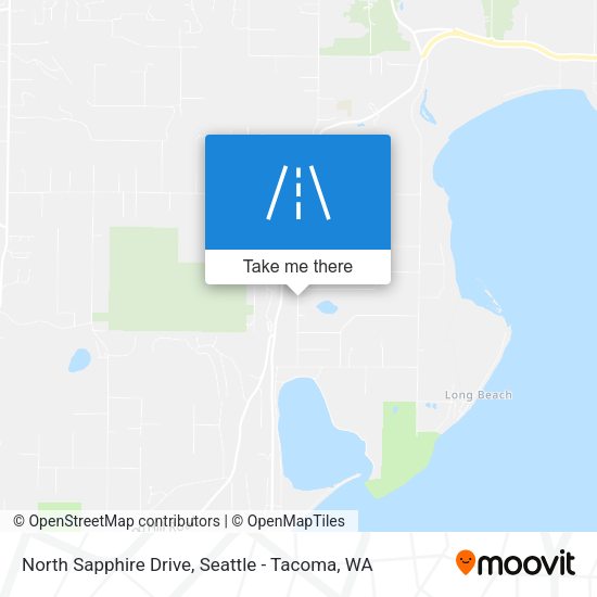 North Sapphire Drive map