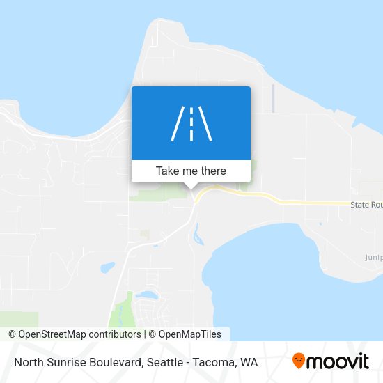Mapa de North Sunrise Boulevard