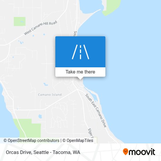 Orcas Drive map