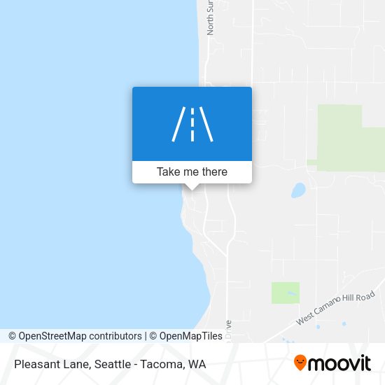 Pleasant Lane map