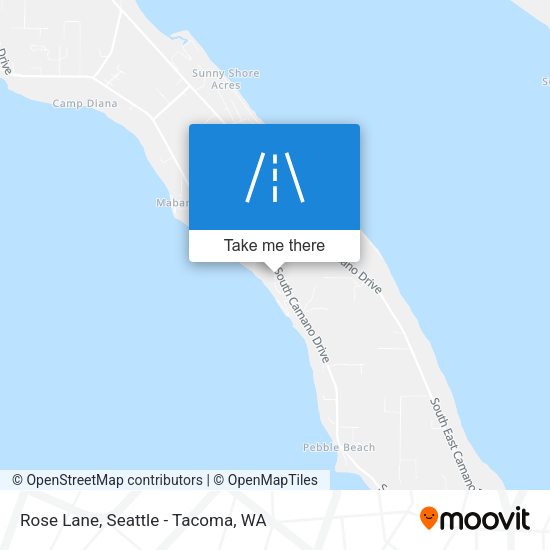 Rose Lane map