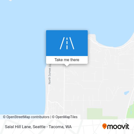 Salal Hill Lane map