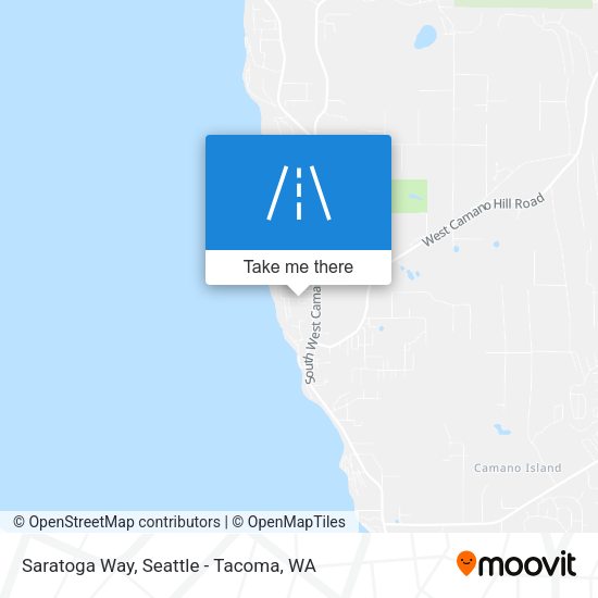 Saratoga Way map