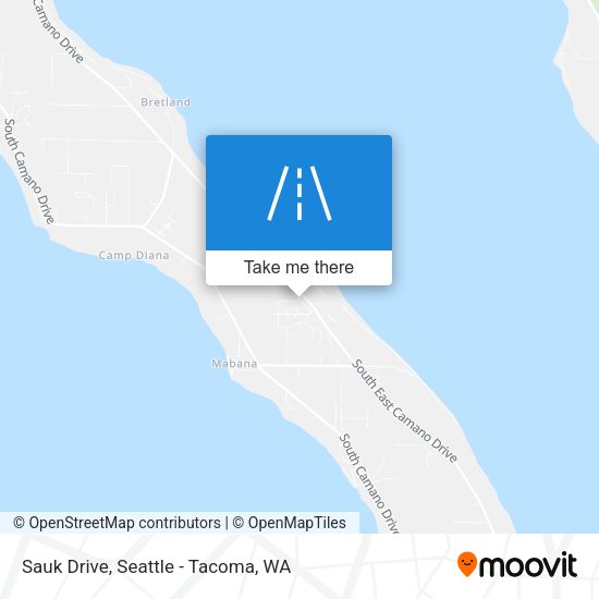 Sauk Drive map