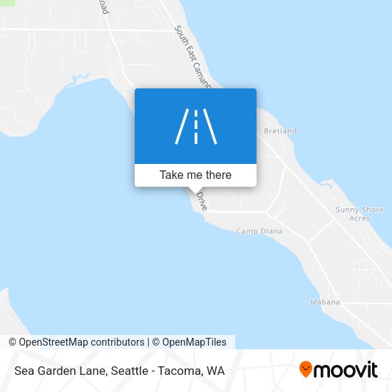 Sea Garden Lane map