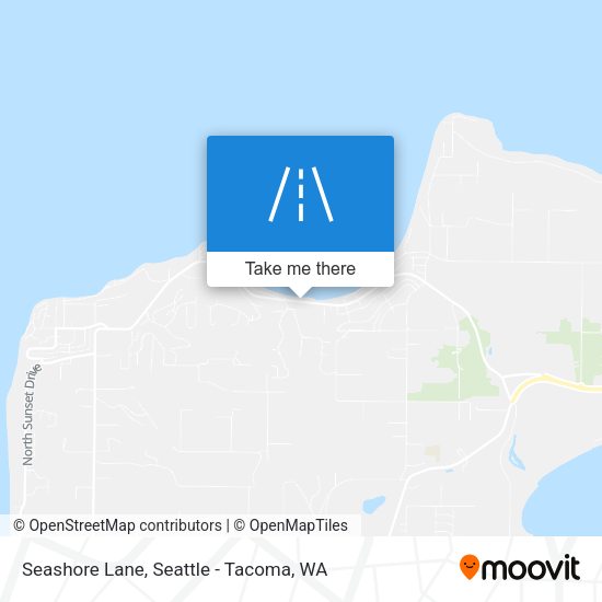 Seashore Lane map