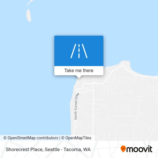 Mapa de Shorecrest Place