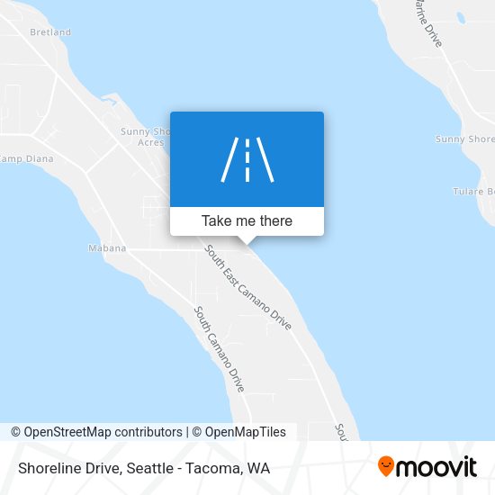 Mapa de Shoreline Drive