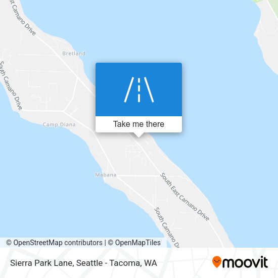 Mapa de Sierra Park Lane
