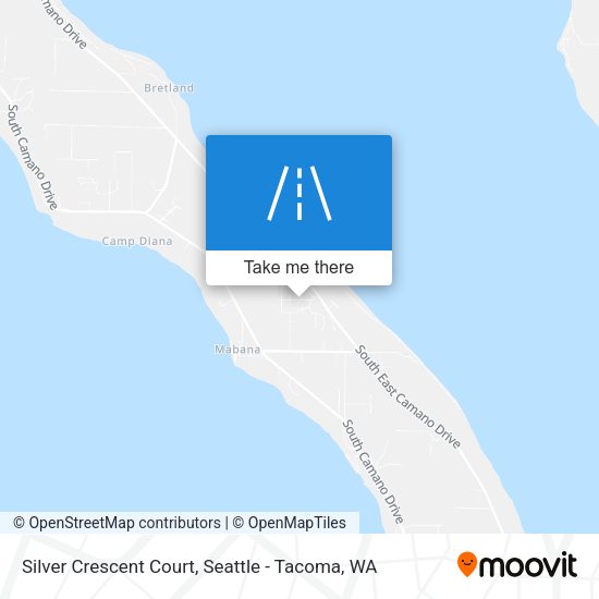 Mapa de Silver Crescent Court