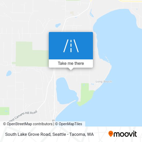 South Lake Grove Road map