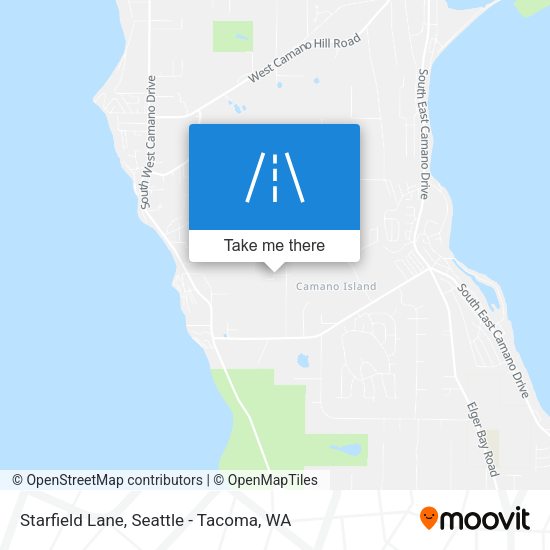 Starfield Lane map