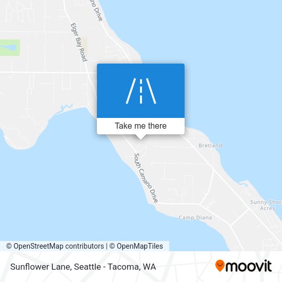 Sunflower Lane map