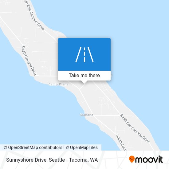 Sunnyshore Drive map