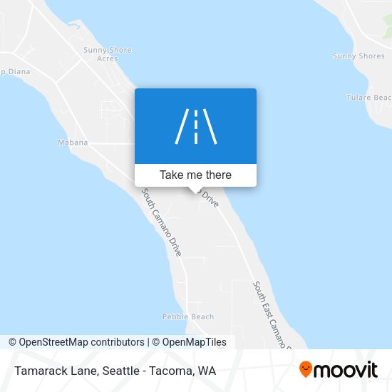 Mapa de Tamarack Lane