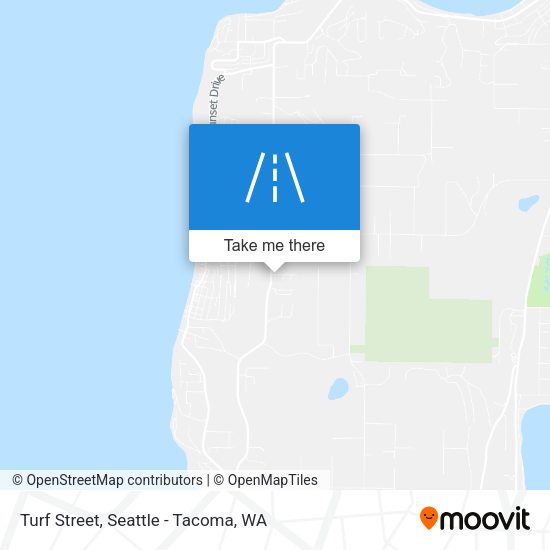 Turf Street map