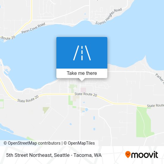 Mapa de 5th Street Northeast