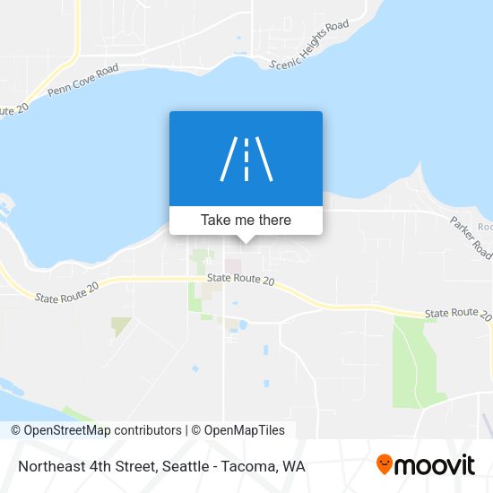 Northeast 4th Street map