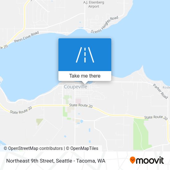 Northeast 9th Street map