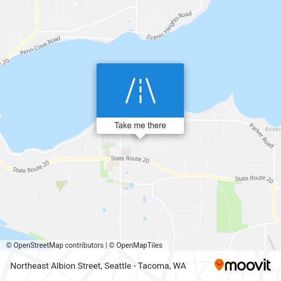 Northeast Albion Street map