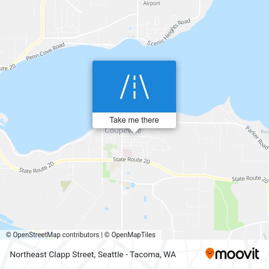 Northeast Clapp Street map