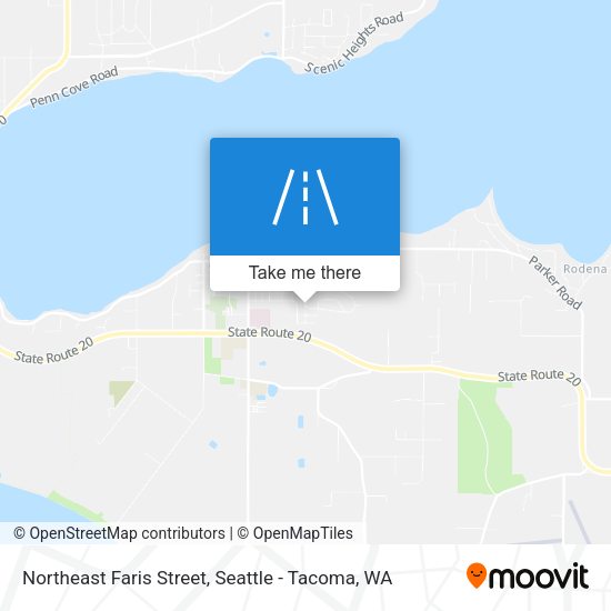 Northeast Faris Street map
