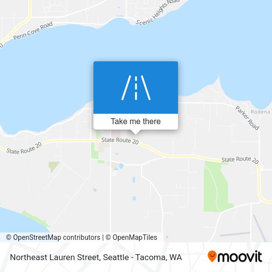 Northeast Lauren Street map