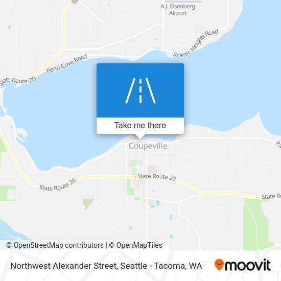 Northwest Alexander Street map