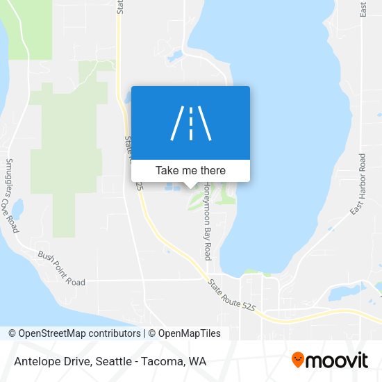 Antelope Drive map