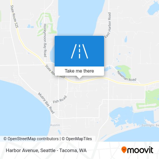 Harbor Avenue map