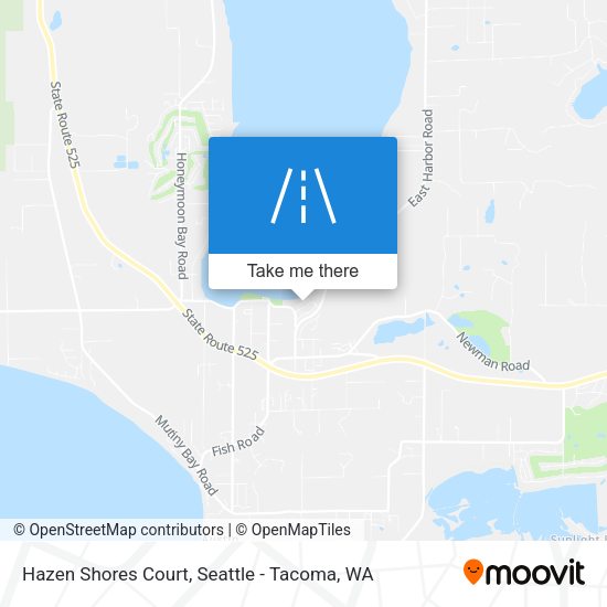 Mapa de Hazen Shores Court