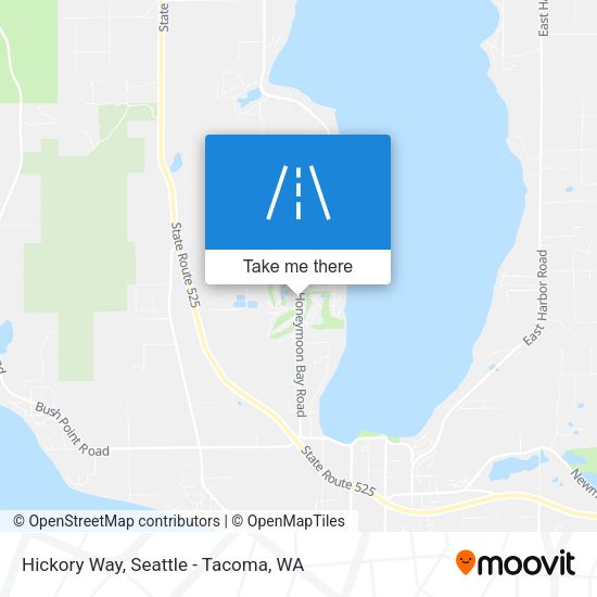Hickory Way map