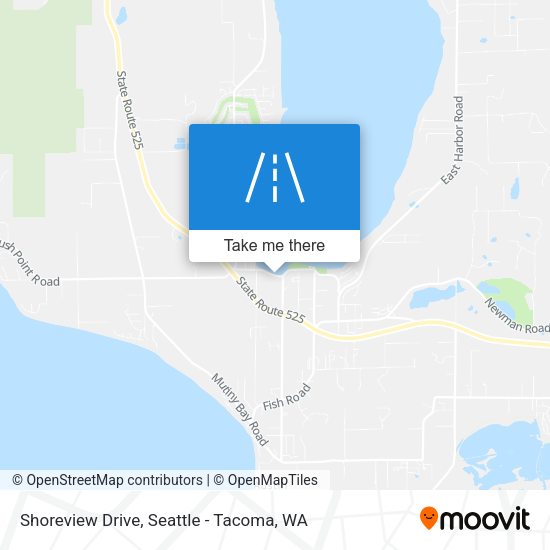 Shoreview Drive map