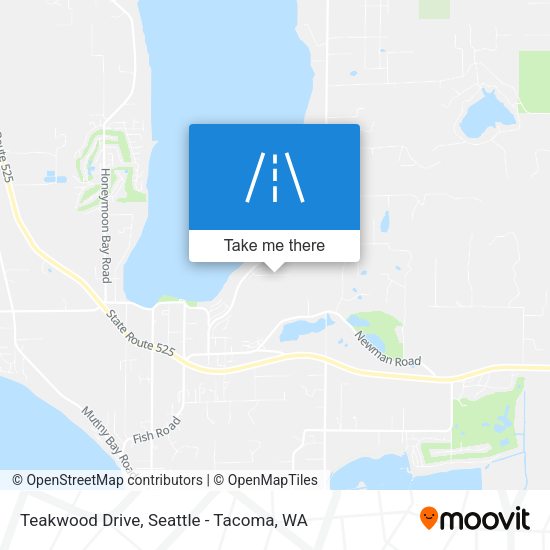 Teakwood Drive map