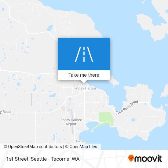 1st Street map