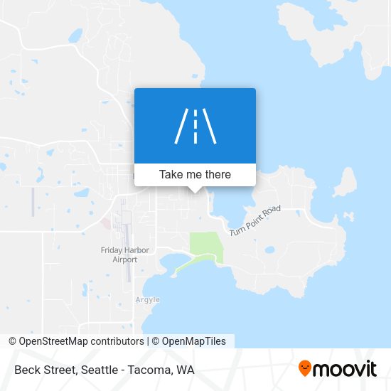 Beck Street map