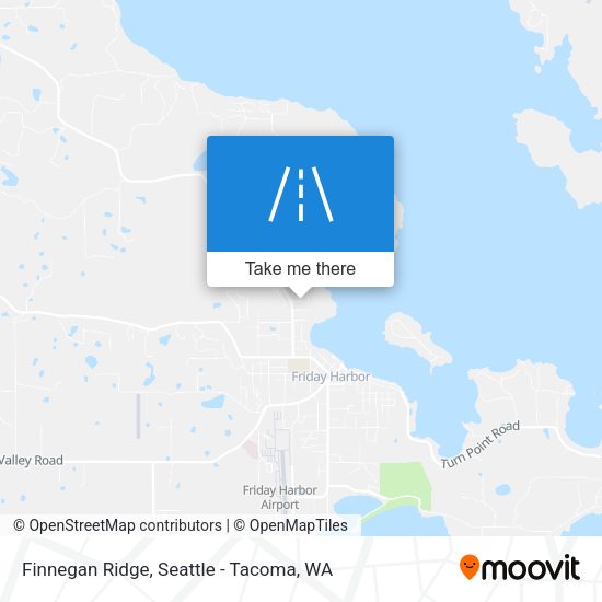 Mapa de Finnegan Ridge