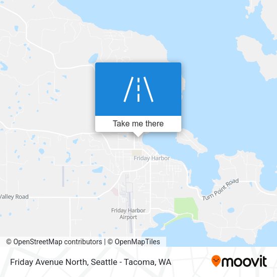 Mapa de Friday Avenue North