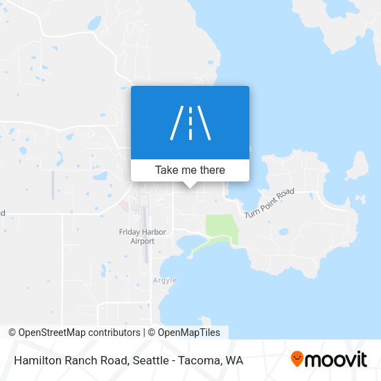 Hamilton Ranch Road map