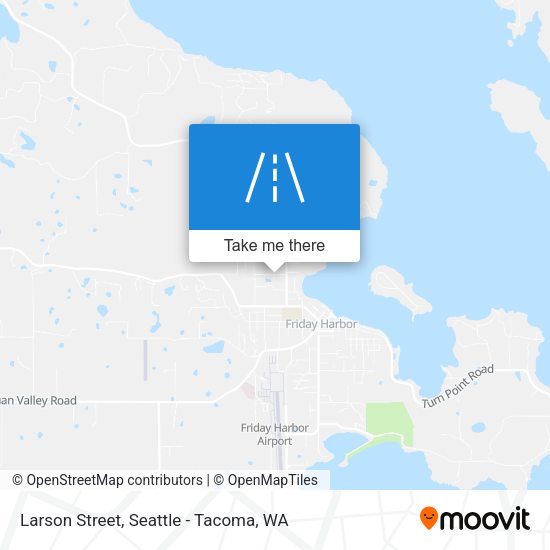 Larson Street map