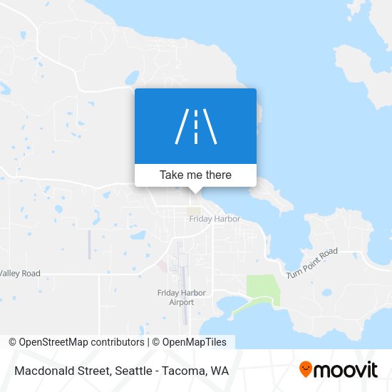 Macdonald Street map