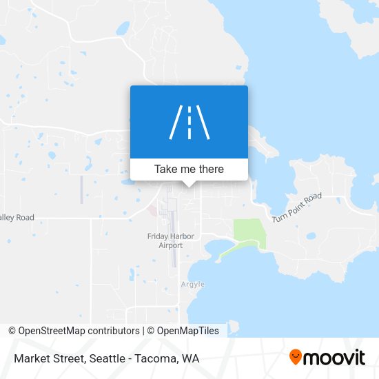 Mapa de Market Street
