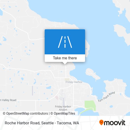 Mapa de Roche Harbor Road