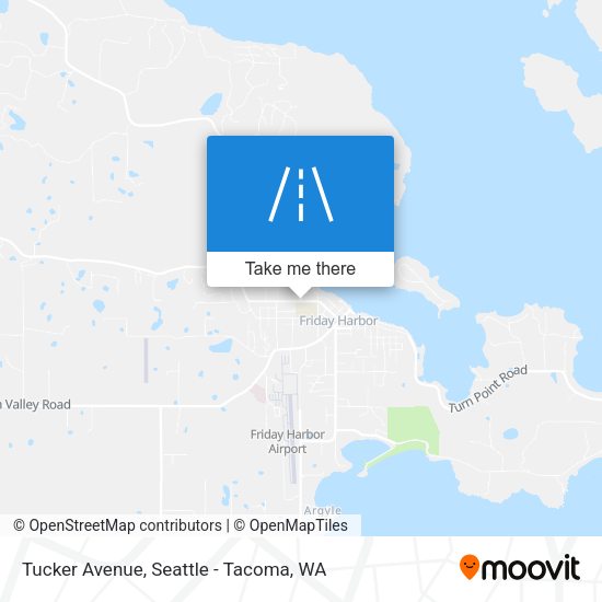 Mapa de Tucker Avenue