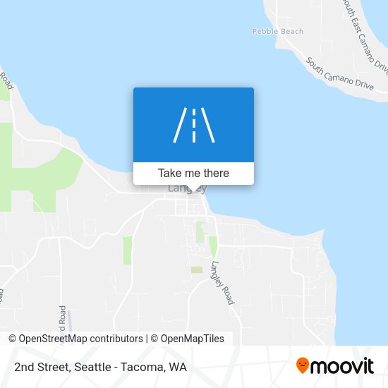 2nd Street map