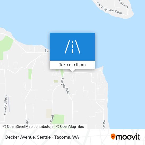 Decker Avenue map