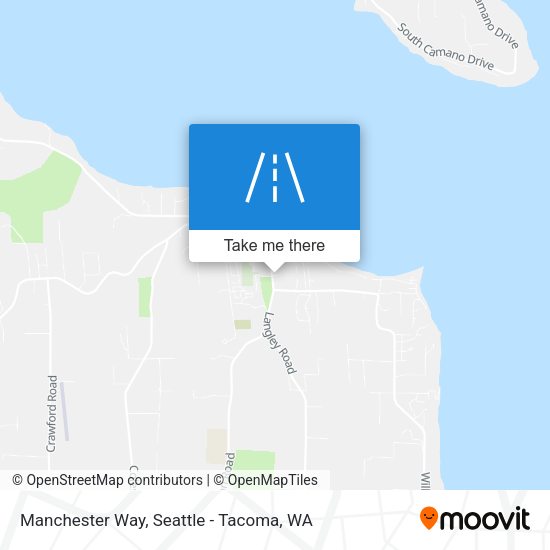 Manchester Way map