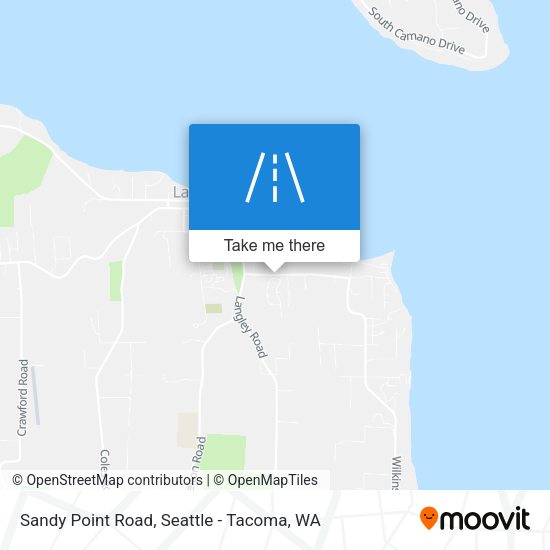 Sandy Point Road map