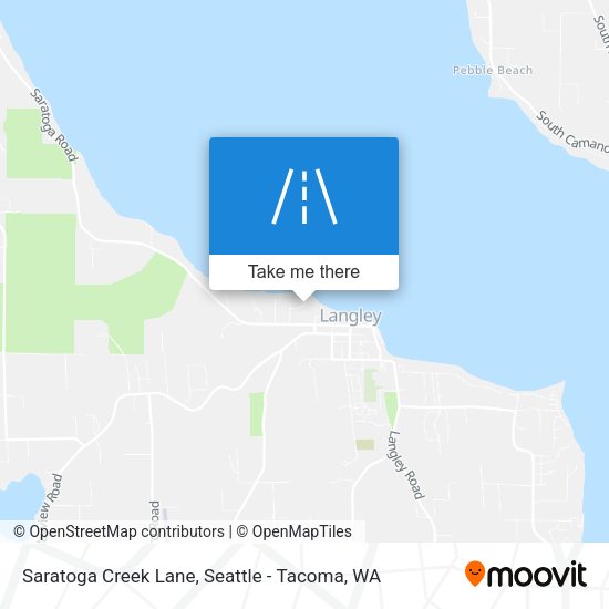 Saratoga Creek Lane map